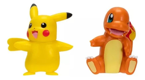 Mini Figuras Pikachu Charmander Pokémon Colección Jazwares