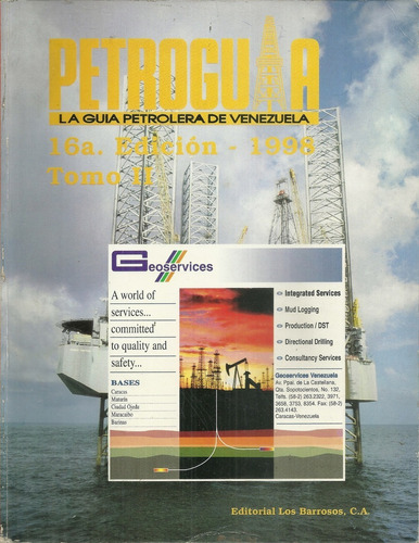 Petroguia La Guia Petrolera De Venezuela 16a. Edicion 1998 