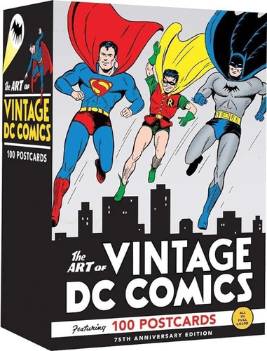 Caja Postales The Art Of Vintage Dc Comics - 100 Postcards 