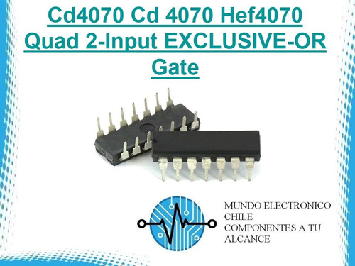 2 X Cd4070 Cd 4070 Hef4070 Quad 2-input Exclusive-or Gate
