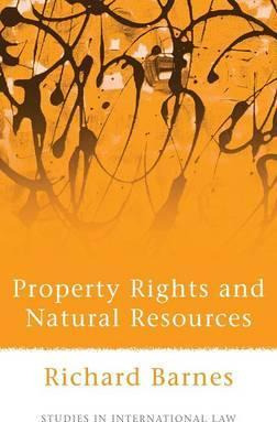 Libro Property Rights And Natural Resources - Richard Bar...