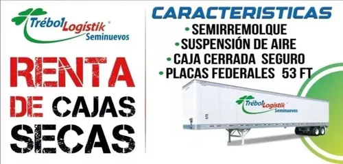comprar Renta De Remolque Cajas Secas 53 Pies Puertas De Libro