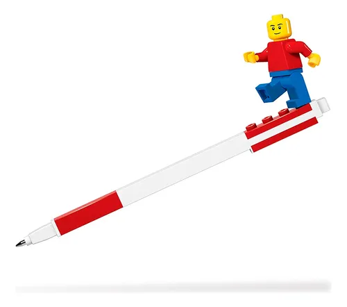 comprar Lego 52602 Boligrafo Lego Rojo Con Minifigura - Original