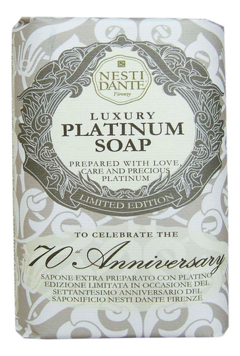 Nesti Dante 7070 Anniversary Luxury Platinum Soap With Preci
