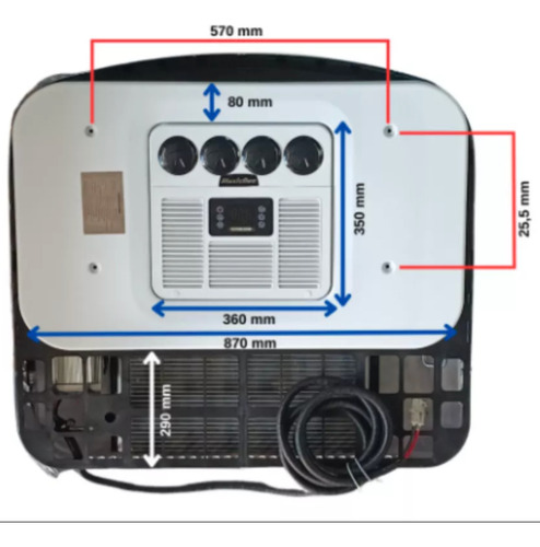 Ar Condicionado Confort Maxiclima 12v/24v