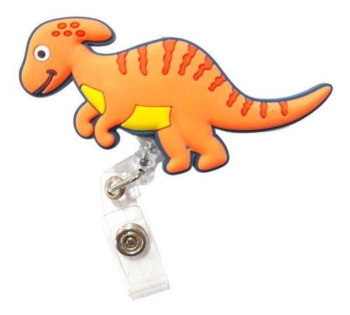 Yoyo Retráctil Porta Credencial Modelo Parasaurolophus 