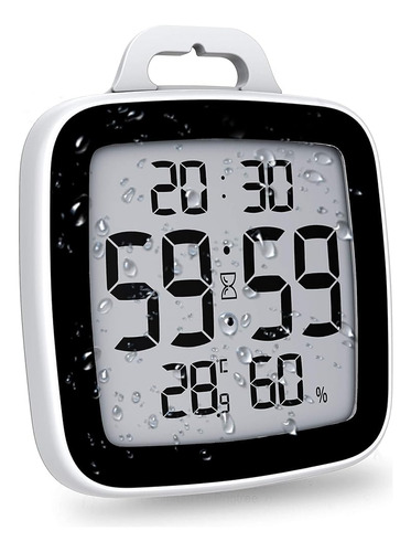 Reloj De Ducha Digital Baldr Con Temporizador - Temporizador