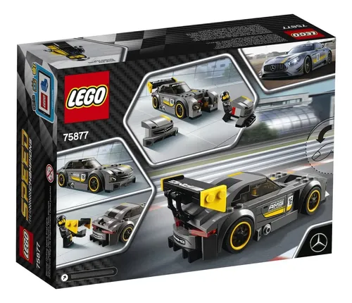 Lego Speed Champions Mercedes-amg Gt3 75877 Construção