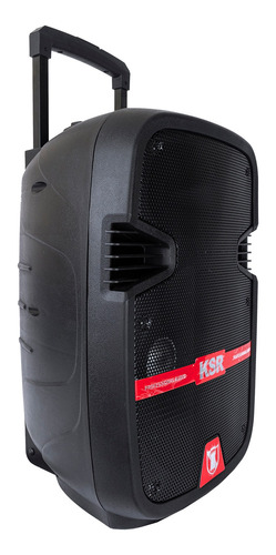 Imagen 3 de 6 de Bocina Kaiser GEM-5712 con bluetooth negra 110V/240V