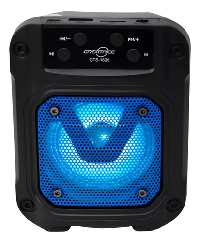 Bocina Bluetooth Radio Fm Rgb Link Bits Panel Solar Rfr113