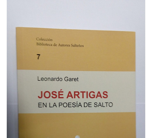 Libro  José Artigas En La Poesía De Salto 