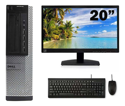 Cpu Dell Optiplex 790/990 Core I5 2ª G 4gb 320gb + Monitor