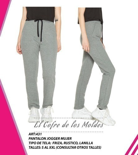 Molde  Jogging - Jogger Mujer, Pack Talles S Al Xxl