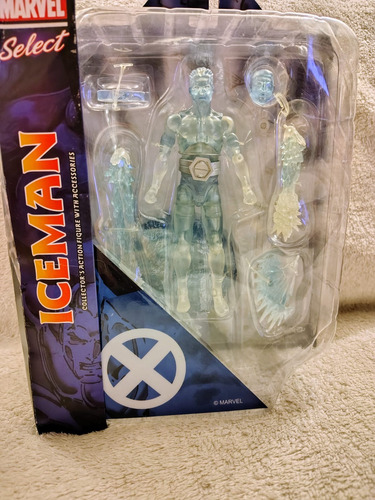 Marvel Select Iceman Figura Hombre Hielo X-men Blíster D 10