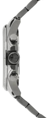 Reloj Tommy Hilfiger Color Gris Para Hombre 1791347 46 Mm