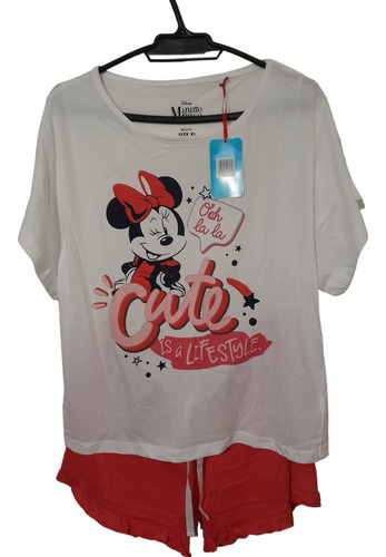 Pijama De Dama Disney Minnie Mouse Nuevo