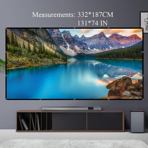 Pantalla De Proyector, Pantalla De Proyeccion De Pelicula Pa