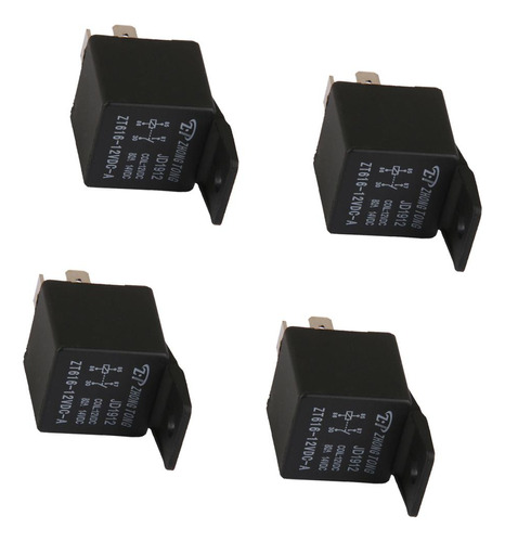 4pcs 12v Four Pin 80a Automotive Car Auto Lkw Boat Relay De