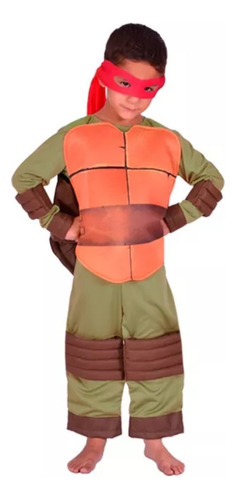 Disfraz Tortugas Ninjas Con Licencia Original - New Toys Naranja 0
