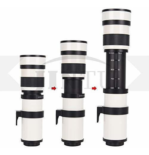 Imagen 4 de 6 de in Lente Zoom Montura Para Camara Canon Eo Dslr Ti Sl Zp