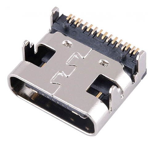 Placa Pcb De Receptáculo De Conector Usb 3.1 Tipo C Con Cone