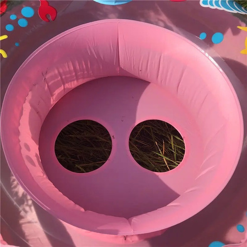 Bote Salvavida Inflable Palmera Con Asiento Y Techo