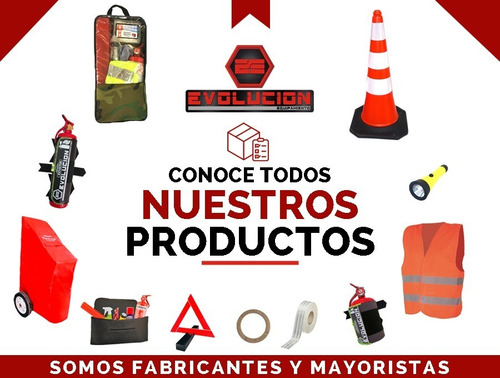Kit De Seguridad Automotor 7 En 1 Reglamentario Vtv Premium.