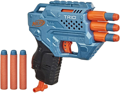 Nerf Azul Juguete Niños Lanzador Elite 2.0 Trio Td-3 