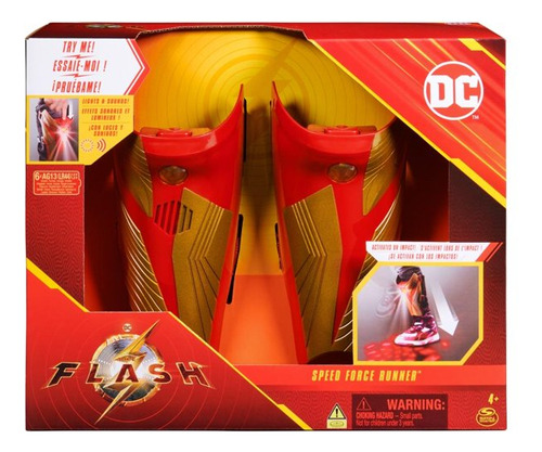 Set De Espinilleras Flash Set De Lujo Fuerza De Velocidad
