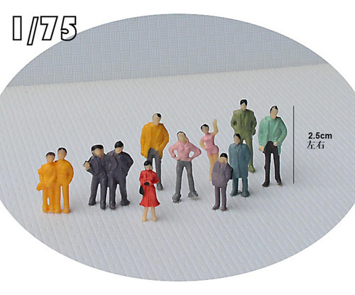 Figuras Pintadas De Pvc Surtido Poses Paisaje 100 Piezas 75