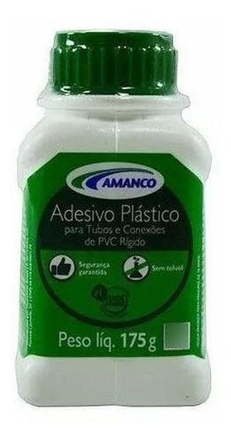 Cola Adesivo Plástico Tubos Conexões Pvc C/ Pincel Amanco