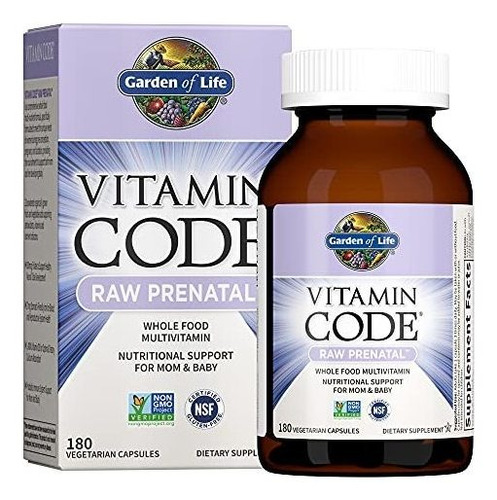 Garden Of Life Vitamin Código Raw Prenatal, 101811, 1, 1