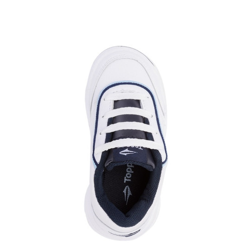 Imagen 3 de 7 de Zapatilla Topper Tie Break Ii Kids Blanco/azul