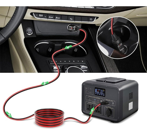 Cabo De Extensão De Conector Xt60 Com Plugue Mais Leve De 10