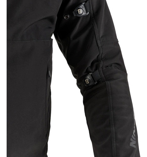 Campera Nine To One Zip Hoodie Armor Evo Hombre Negro Bamp