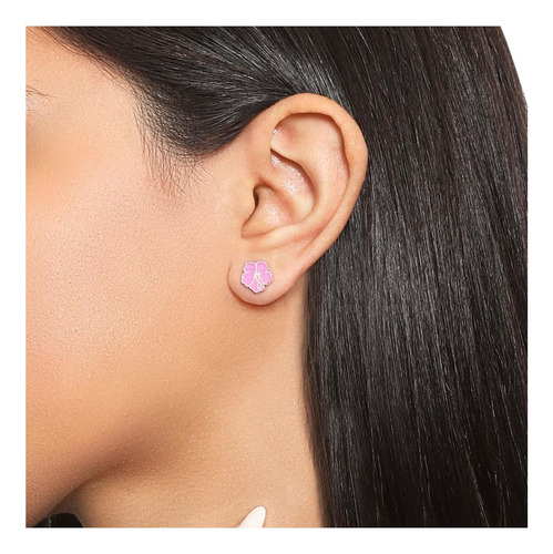 Pendientes Disney Lilo & Stitch Pendientes De Plata De Ley Y