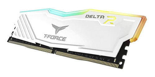Memoria Ram Teamgroup Delta Rgb, 8gb, 3200mhz Ddr4, Blanco