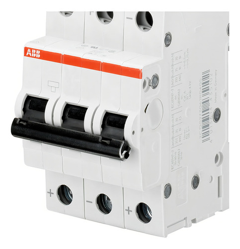 Disyuntor tripolar 10a a 32a Curve C 230/400 v S203 Abb