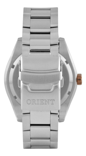 Relógio Orient Automático Masculino Esportivo Ne5ms001 Prata Prata Cinza Cinza