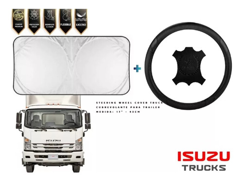 Volante Trailer Negro + Cubresol  Isuzu Elf 100 2017