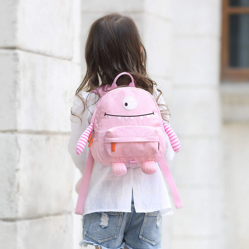 Mini Mochila Gagaku Lona De Algodon Color Rosa