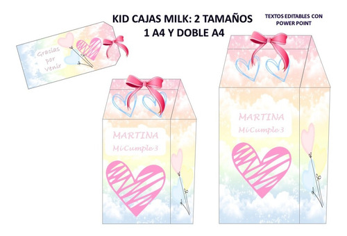 Kid Digital Caja Te Amo. Studio, Pdf Y Editables Imprimibles