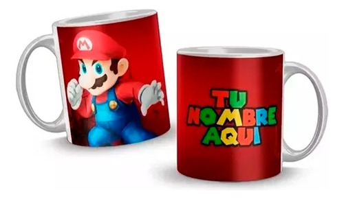 Taza Personalizada Mario Bros Luigi Yoshi Warrior Browser