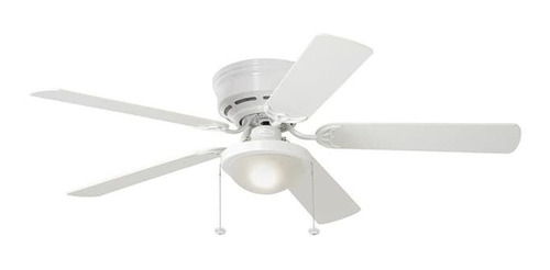 Imagen 1 de 1 de Ventilador de techo Harbor Breeze Armitage white con 5 aspas color white y washed oak, 52" de diámetro 120 V
