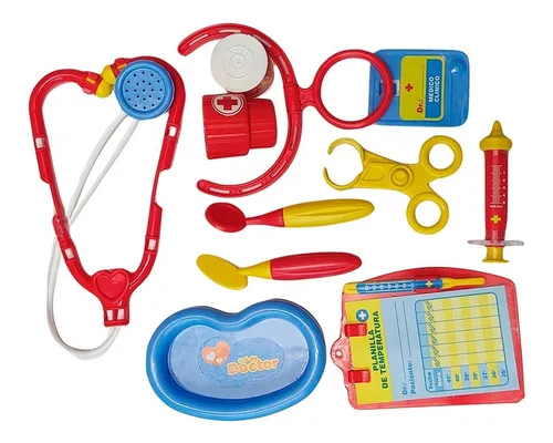 Set De Doctor Juguete Valija Maletin Mini Doctor + 11 Pzas