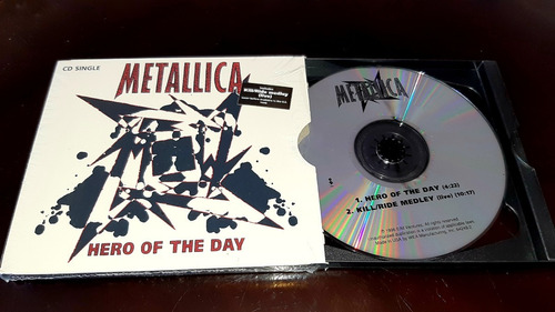 Metallica Hero Of The Day Cd Single 1996 Usa Ozzyperu
