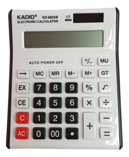 Calculadoras 12 Dígitos  Kadio Kd-8825b