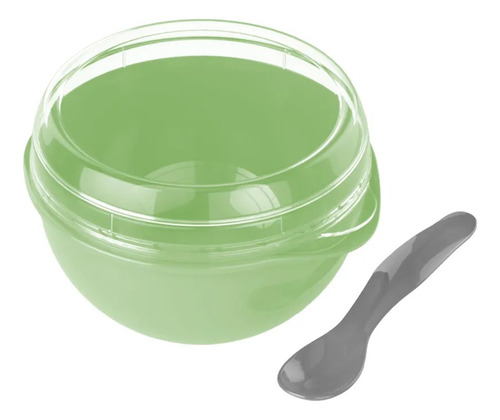 Marmita Mini Bowl Plasvale Com Colher 500ml