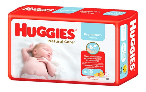 Pañales Huggies Natural Care PREM