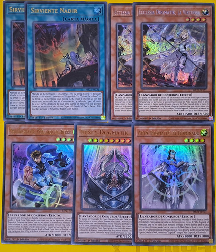 Sirviente Nadir + Ecclesia Dogmatik La Virtuosa Yugi Set7pz